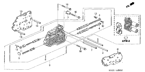 2004 civic DX 4 DOOR 4AT AT SECONDARY BODY diagram 2004 civic DX 4 DOOR 4AT AT SECONDARY BODY diagram