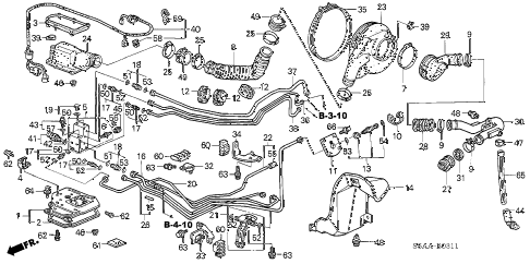 2004 civic GX(ABS SIDE SRS) 4 DOOR CVT FUEL TANK COMPONENTS diagram 2004 civic GX(ABS SIDE SRS) 4 DOOR CVT FUEL TANK COMPONENTS diagram