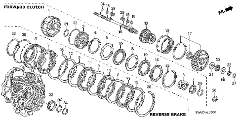 2005 civic GX(ABS/SIDE SRS) 4 DOOR CVT CVT INPUT SHAFT - FORWARD CLUTCH (CVT) diagram 2005 civic GX(ABS/SIDE SRS) 4 DOOR CVT CVT INPUT SHAFT - FORWARD CLUTCH (CVT) diagram