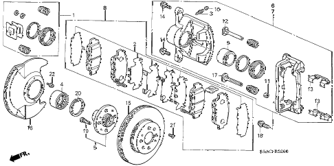 2005 civic LX(SPECIAL EDITIO 4 DOOR 4AT FRONT BRAKE diagram 2005 civic LX(SPECIAL EDITIO 4 DOOR 4AT FRONT BRAKE diagram
