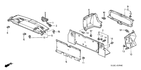2005 civic GX(ABS) 4 DOOR CVT REAR TRAY - TRUNK GARNISH (2) diagram 2005 civic GX(ABS) 4 DOOR CVT REAR TRAY - TRUNK GARNISH (2) diagram