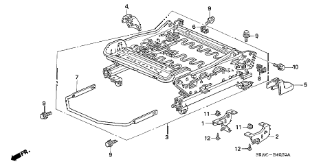2005 civic DX(AIR CONDITIONE 4 DOOR 4AT FRONT SEAT COMPONENTS (R.) diagram 2005 civic DX(AIR CONDITIONE 4 DOOR 4AT FRONT SEAT COMPONENTS (R.) diagram