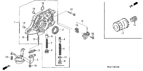 2005 civic EX(SPECIAL EDITIO 4 DOOR 5MT OIL PUMP - OIL STRAINER diagram 2005 civic EX(SPECIAL EDITIO 4 DOOR 5MT OIL PUMP - OIL STRAINER diagram