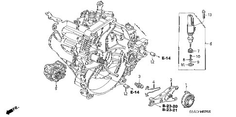 2005 civic LX 4 DOOR 5MT MT CLUTCH RELEASE diagram 2005 civic LX 4 DOOR 5MT MT CLUTCH RELEASE diagram