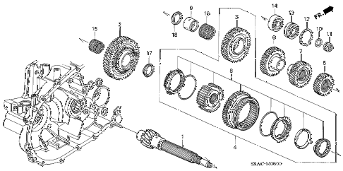 2005 civic LX(SPECIAL EDITIO 4 DOOR 5MT MT COUNTERSHAFT diagram 2005 civic LX(SPECIAL EDITIO 4 DOOR 5MT MT COUNTERSHAFT diagram