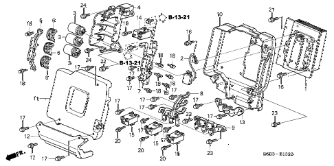 2004 civic MX(HYBRID) 4 DOOR CVT IMA PDU diagram 2004 civic MX(HYBRID) 4 DOOR CVT IMA PDU diagram