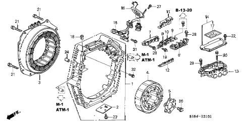 2004 civic MX(HYBRID) 4 DOOR CVT IMA MOTOR diagram 2004 civic MX(HYBRID) 4 DOOR CVT IMA MOTOR diagram