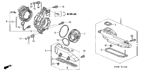 2005 civic MX(HYBRID) 4 DOOR 5MT IMA PDU COOLING UNIT diagram 2005 civic MX(HYBRID) 4 DOOR 5MT IMA PDU COOLING UNIT diagram