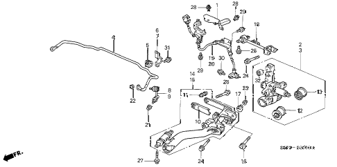 2002 civic EX(SIDE SRS) 2 DOOR 5MT REAR LOWER ARM diagram 2002 civic EX(SIDE SRS) 2 DOOR 5MT REAR LOWER ARM diagram