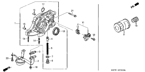 2002 civic LX(SIDE SRS) 2 DOOR 5MT OIL PUMP - OIL STRAINER diagram 2002 civic LX(SIDE SRS) 2 DOOR 5MT OIL PUMP - OIL STRAINER diagram