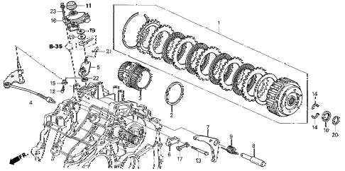 2001 civic HX 2 DOOR CVT CVT STARTING CLUTCH (CVT) diagram 2001 civic HX 2 DOOR CVT CVT STARTING CLUTCH (CVT) diagram