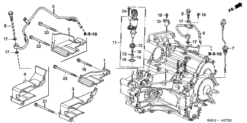 2005 civic EX(SPECIAL EDITIO 2 DOOR 4AT AT ATF PIPE - SPEED SENSOR diagram 2005 civic EX(SPECIAL EDITIO 2 DOOR 4AT AT ATF PIPE - SPEED SENSOR diagram