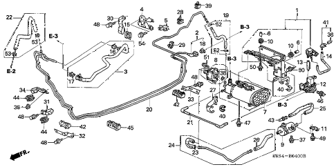 2003 civic SI 3 DOOR 5MT FUEL PIPE diagram 2003 civic SI 3 DOOR 5MT FUEL PIPE diagram