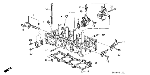 2002 civic SI 3 DOOR 5MT SPOOL VALVE diagram 2002 civic SI 3 DOOR 5MT SPOOL VALVE diagram