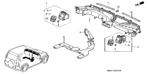 2002 cr-v EX(4WD) 5 DOOR 5MT DUCT diagram 2002 cr-v EX(4WD) 5 DOOR 5MT DUCT diagram
