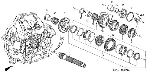 2004 cr-v EX(4WD) 5 DOOR 5MT MT COUNTERSHAFT diagram 2004 cr-v EX(4WD) 5 DOOR 5MT MT COUNTERSHAFT diagram