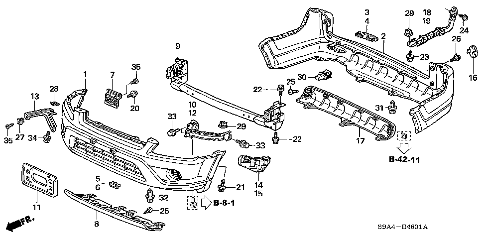 33 2005 Honda Crv Parts Diagram - Wiring Diagram List