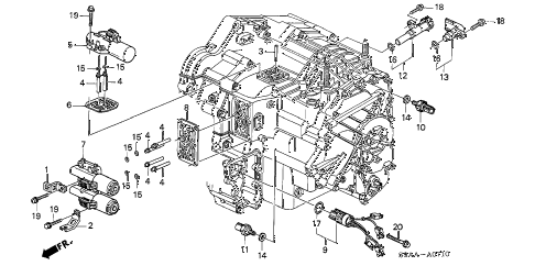 2006 cr-v EX(2WD) 5 DOOR 5AT SOLENOID diagram 2006 cr-v EX(2WD) 5 DOOR 5AT SOLENOID diagram