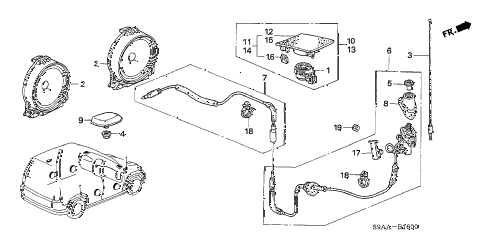 2006 cr-v EX(2WD) 5 DOOR 5AT ANTENNA - SPEAKER diagram 2006 cr-v EX(2WD) 5 DOOR 5AT ANTENNA - SPEAKER diagram