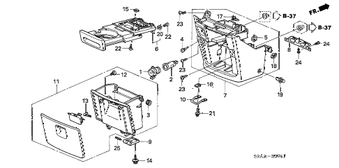 2006 cr-v EX(2WD) 5 DOOR 5AT CONSOLE (AT) diagram 2006 cr-v EX(2WD) 5 DOOR 5AT CONSOLE (AT) diagram