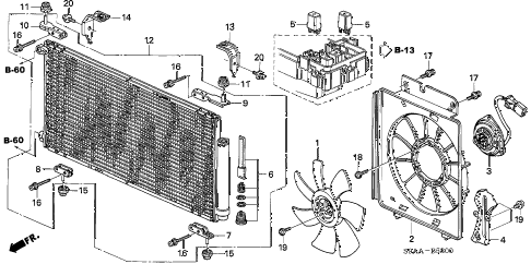 2006 cr-v EX(2WD) 5 DOOR 5AT CONDENSER diagram 2006 cr-v EX(2WD) 5 DOOR 5AT CONDENSER diagram