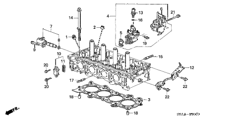 2006 cr-v EX(2WD) 5 DOOR 5AT SPOOL VALVE diagram 2006 cr-v EX(2WD) 5 DOOR 5AT SPOOL VALVE diagram
