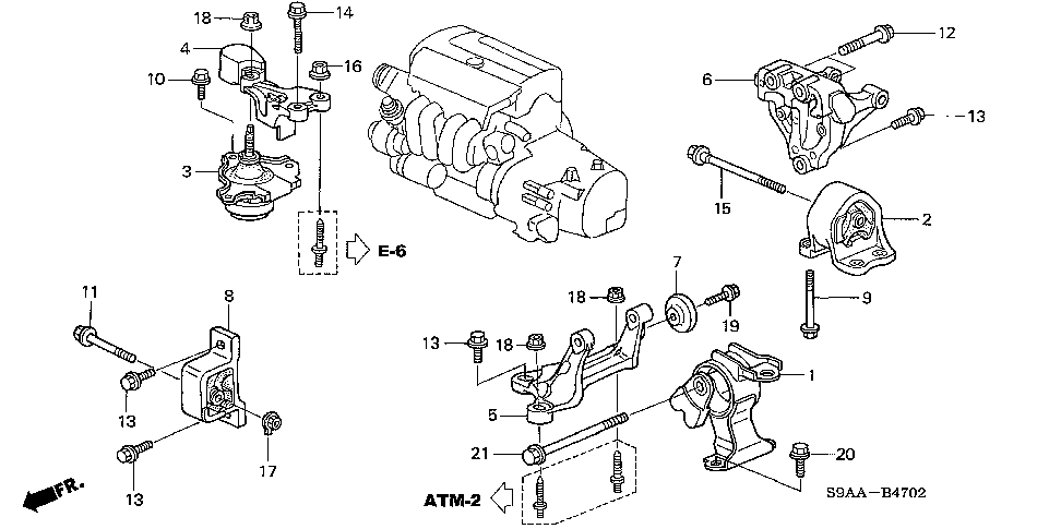 Honda crv 2006 parts list #5