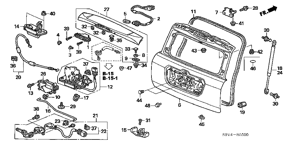 2006 Honda pilot parts list #2