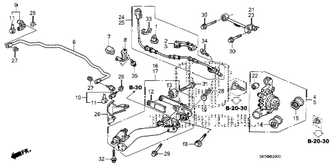 2009 element SC 5 DOOR 5MT REAR LOWER ARM diagram 2009 element SC 5 DOOR 5MT REAR LOWER ARM diagram