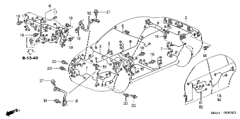 2006 accord LX 4 DOOR 5MT WIRE HARNESS diagram 2006 accord LX 4 DOOR 5MT WIRE HARNESS diagram