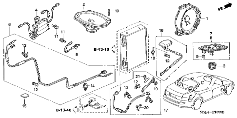 2006 accord EXL 4 DOOR 5MT RADIO ANTENNA - SPEAKER diagram 2006 accord EXL 4 DOOR 5MT RADIO ANTENNA - SPEAKER diagram