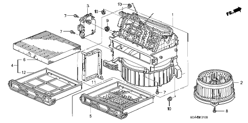 2006 accord LX 4 DOOR 5MT HEATER BLOWER diagram 2006 accord LX 4 DOOR 5MT HEATER BLOWER diagram