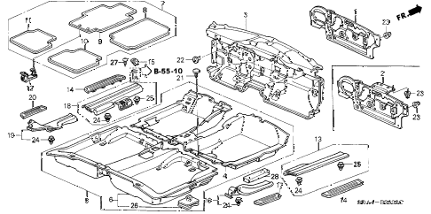 2006 accord EX 4 DOOR 5MT FLOOR MAT diagram 2006 accord EX 4 DOOR 5MT FLOOR MAT diagram