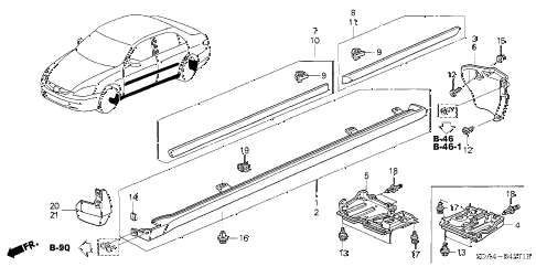 2005 accord DX 4 DOOR 5MT PROTECTOR diagram 2005 accord DX 4 DOOR 5MT PROTECTOR diagram