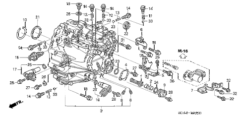 2006 accord EX(V6 NAVI) 4 DOOR 6MT MT TRANSMISSION CASE (V6) diagram 2006 accord EX(V6 NAVI) 4 DOOR 6MT MT TRANSMISSION CASE (V6) diagram
