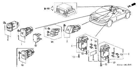 2005 accord EX(V6 NAVI) 2 DOOR 6MT SWITCH diagram 2005 accord EX(V6 NAVI) 2 DOOR 6MT SWITCH diagram