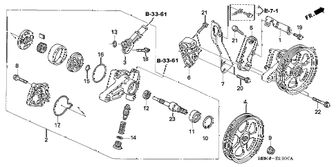 2004 accord EX(V6) 2 DOOR 6MT P.S. PUMP - BRACKET (V6) diagram 2004 accord EX(V6) 2 DOOR 6MT P.S. PUMP - BRACKET (V6) diagram