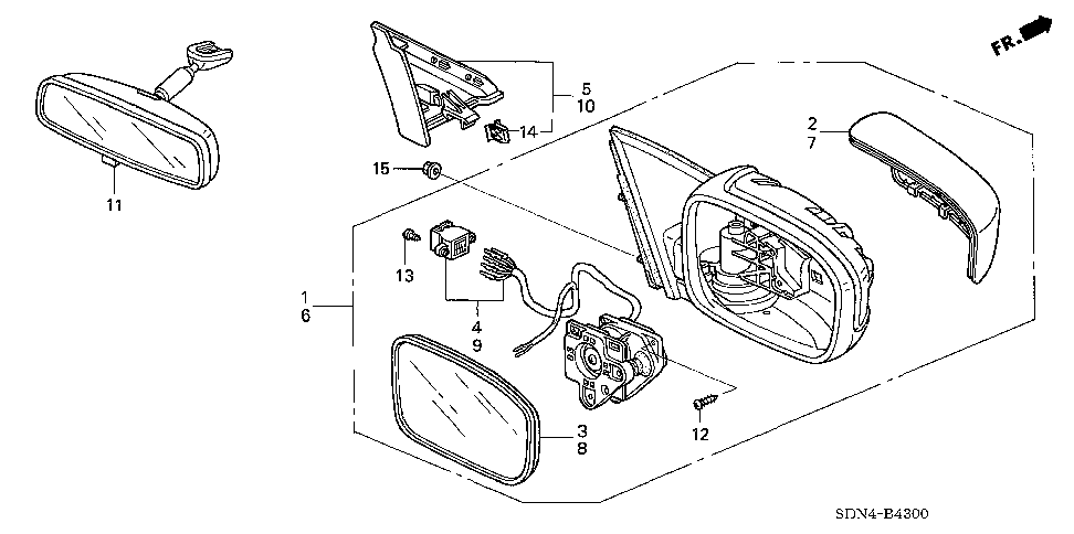 2003 Honda accord parts list #7