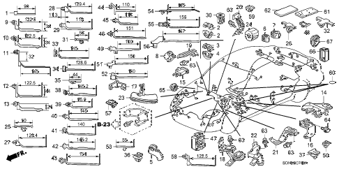 2007 accord LX 2 DOOR 5MT HARNESS BAND - BRACKET diagram 2007 accord LX 2 DOOR 5MT HARNESS BAND - BRACKET diagram