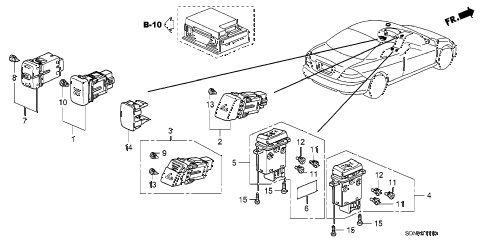 2007 accord EXV6 2 DOOR 6MT SWITCH diagram 2007 accord EXV6 2 DOOR 6MT SWITCH diagram