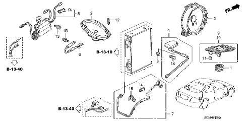 2007 accord EXL(NAVI) 2 DOOR 5MT RADIO ANTENNA - SPEAKER diagram 2007 accord EXL(NAVI) 2 DOOR 5MT RADIO ANTENNA - SPEAKER diagram