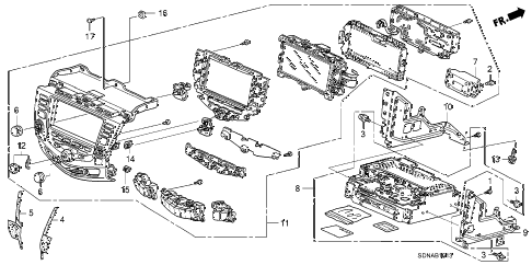 2007 accord EXV6(NAVI) 2 DOOR 6MT CENTER MODULE (ALPINE) (NAVI) diagram 2007 accord EXV6(NAVI) 2 DOOR 6MT CENTER MODULE (ALPINE) (NAVI) diagram