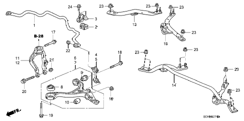 2007 accord EX 2 DOOR 5MT FRONT LOWER ARM diagram 2007 accord EX 2 DOOR 5MT FRONT LOWER ARM diagram
