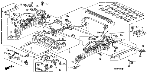 2007 accord EX 2 DOOR 5MT FRONT SEAT COMPONENTS (L.) (POWER HEIGHT) diagram 2007 accord EX 2 DOOR 5MT FRONT SEAT COMPONENTS (L.) (POWER HEIGHT) diagram