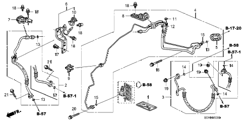 2007 accord EXV6(NAVI) 2 DOOR 6MT A/C HOSES - PIPES diagram 2007 accord EXV6(NAVI) 2 DOOR 6MT A/C HOSES - PIPES diagram