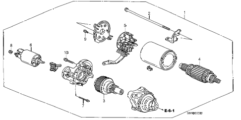 2007 accord EXV6 2 DOOR 6MT STARTER MOTOR (MITSUBA) (V6) diagram 2007 accord EXV6 2 DOOR 6MT STARTER MOTOR (MITSUBA) (V6) diagram