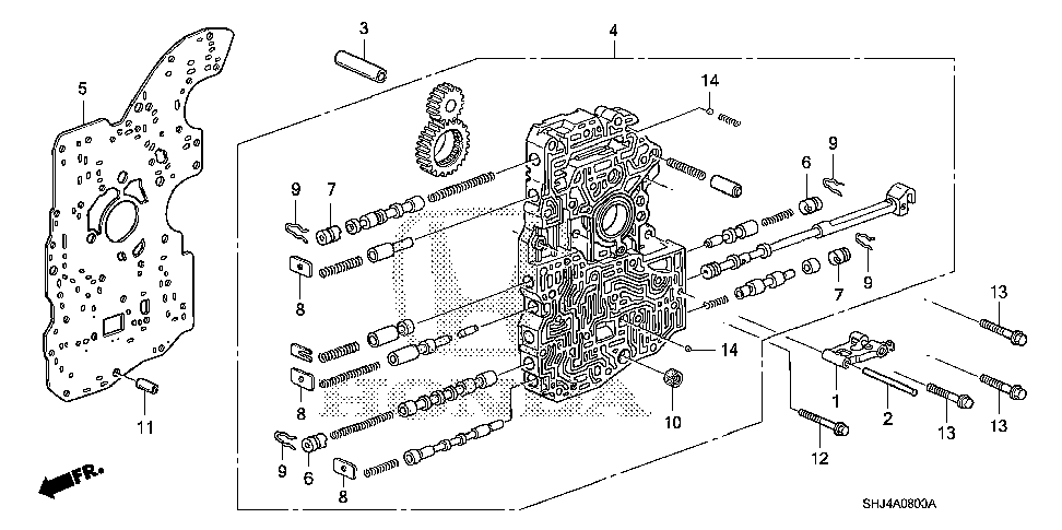 2006 Honda odyssey body parts #6