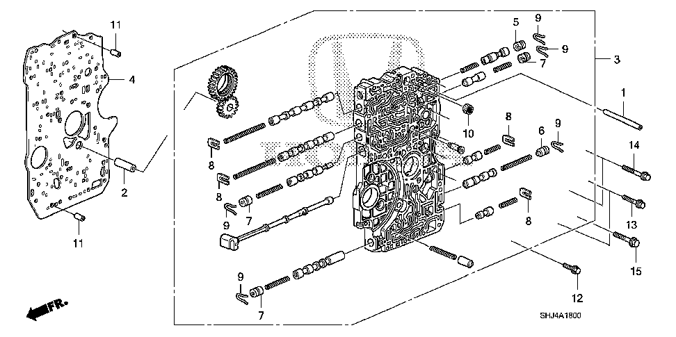 2007 Honda odyssey body parts #2