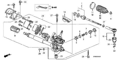 2007 fit SPORT 5 DOOR 5MT P.S. GEAR BOX (EPS) diagram 2007 fit SPORT 5 DOOR 5MT P.S. GEAR BOX (EPS) diagram