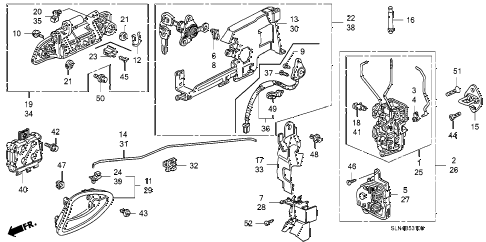 2008 fit BASE 5 DOOR 5MT FRONT DOOR LOCKS - OUTER HANDLE diagram 2008 fit BASE 5 DOOR 5MT FRONT DOOR LOCKS - OUTER HANDLE diagram
